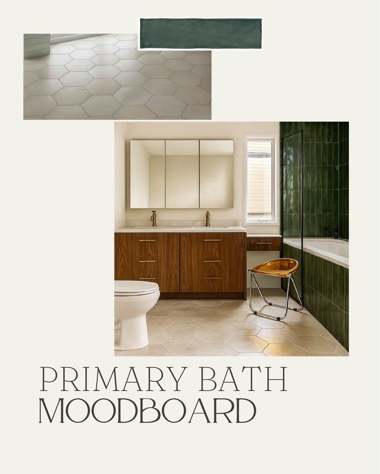 Primary bath mood board